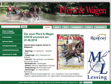 Tablet Screenshot of pferdundwagen.com